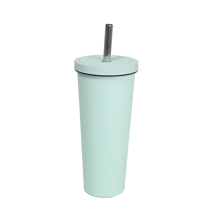 Unisex To-Go drinking mug with strong insulation and stainless steel straw Kalsten