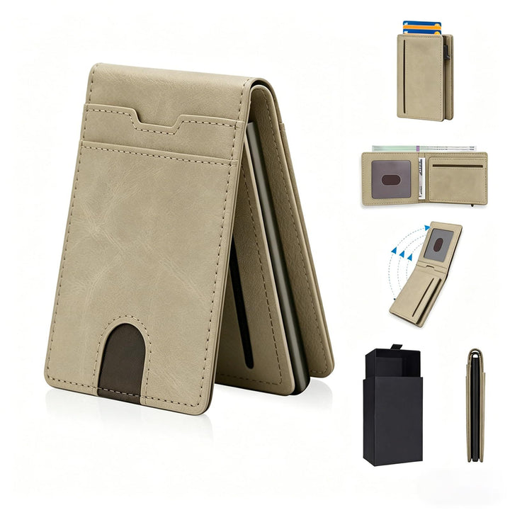Minimalist RFID-Blocking Leather Cardholder Kalsten