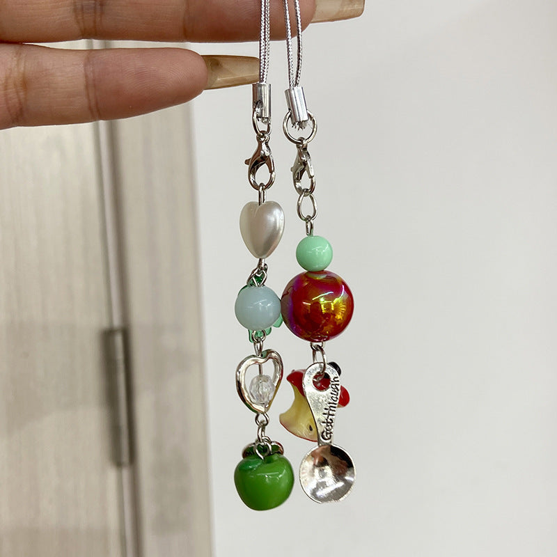 Decorative Fruit-Themed Phone Charm Kalsten