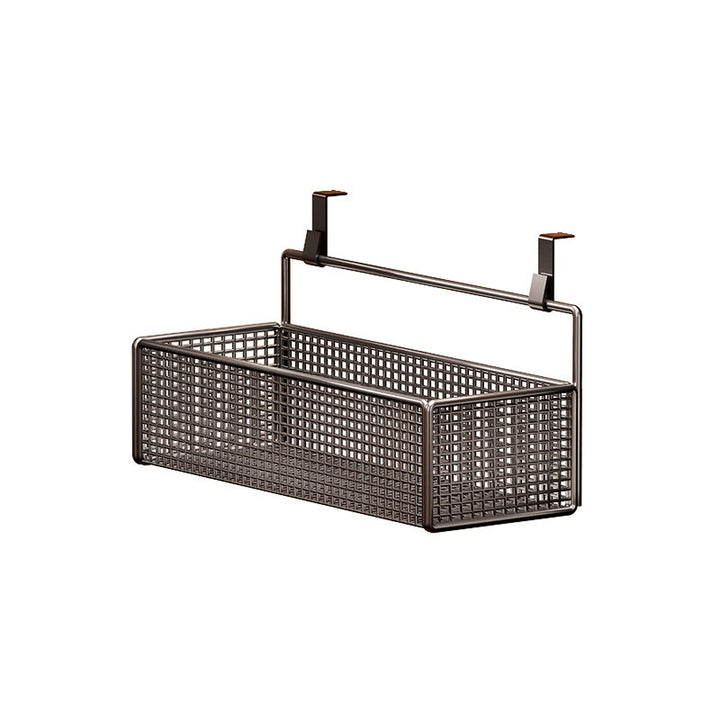 Over-Cabinet Three-Tier Mesh Hanging Pantry Organizer with Removable Baskets