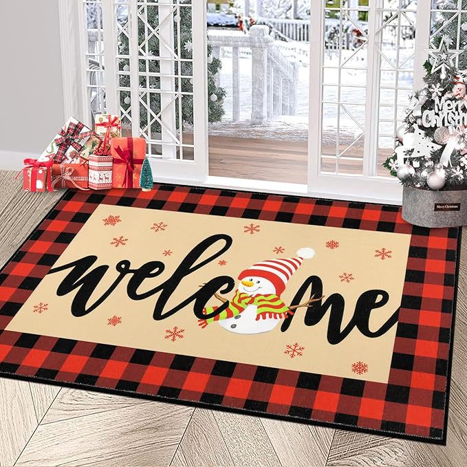 Festive Holiday Area Rug Kalsten