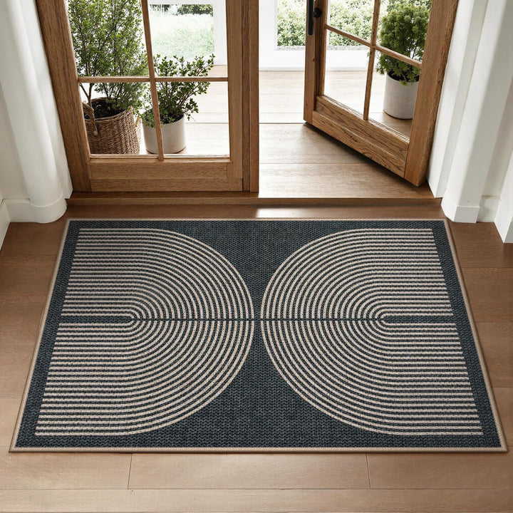 Geometric Patterned Welcome Mat
