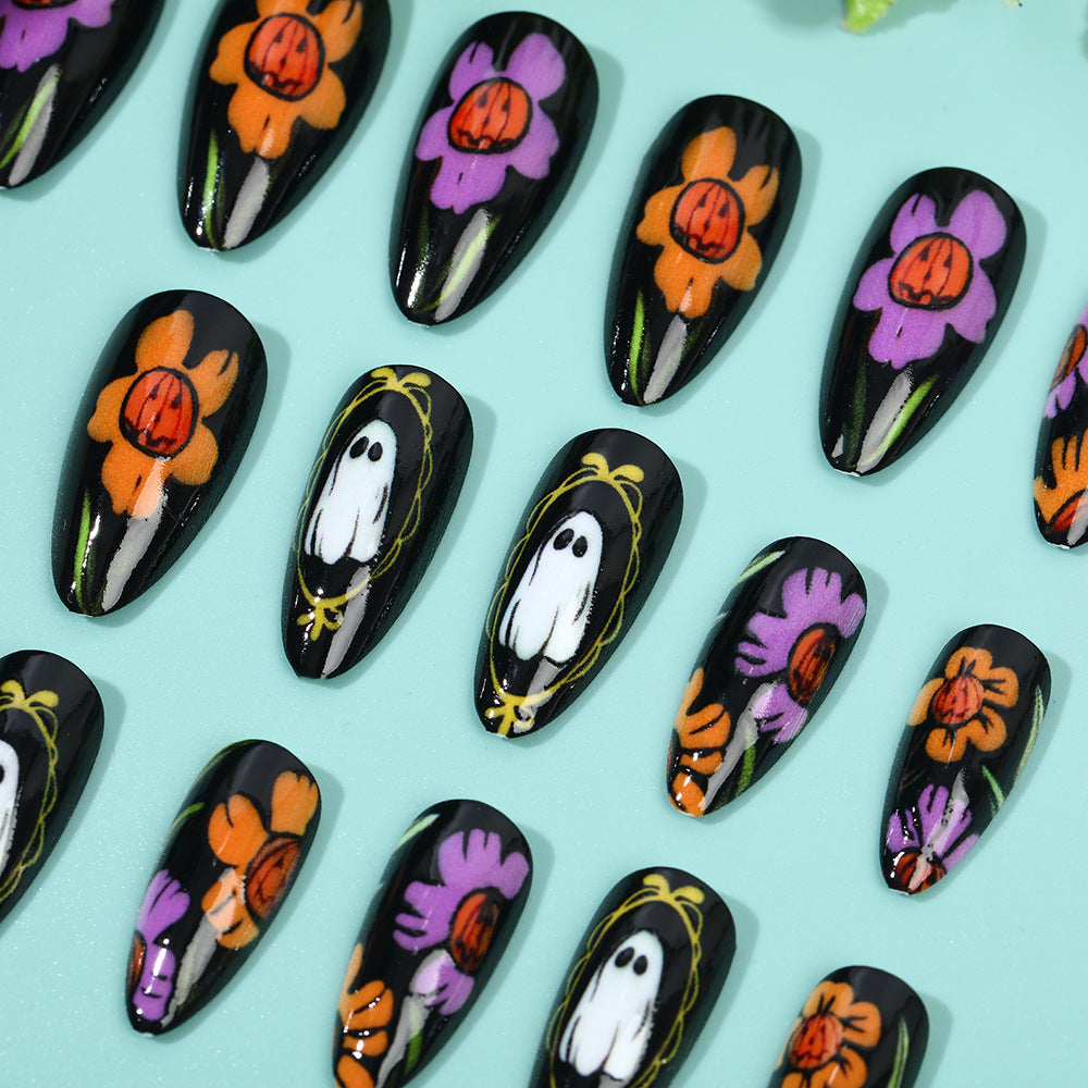 Artificial nails with creative Halloween design Kalsten