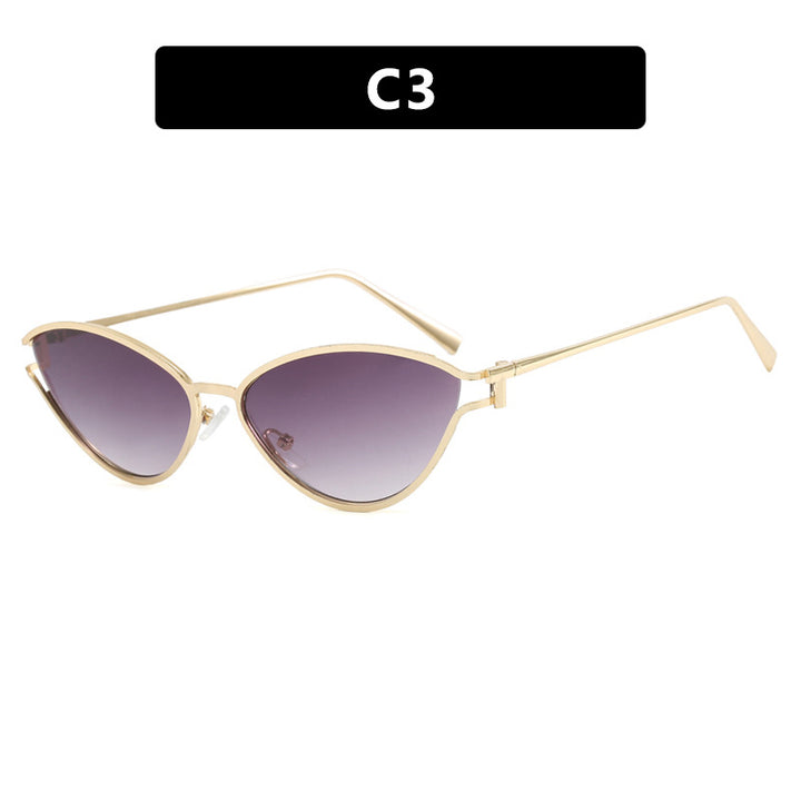 Women's Cat-Eye Sunglasses with Protective UV Filter and Elegant Metal Frame Kalsten