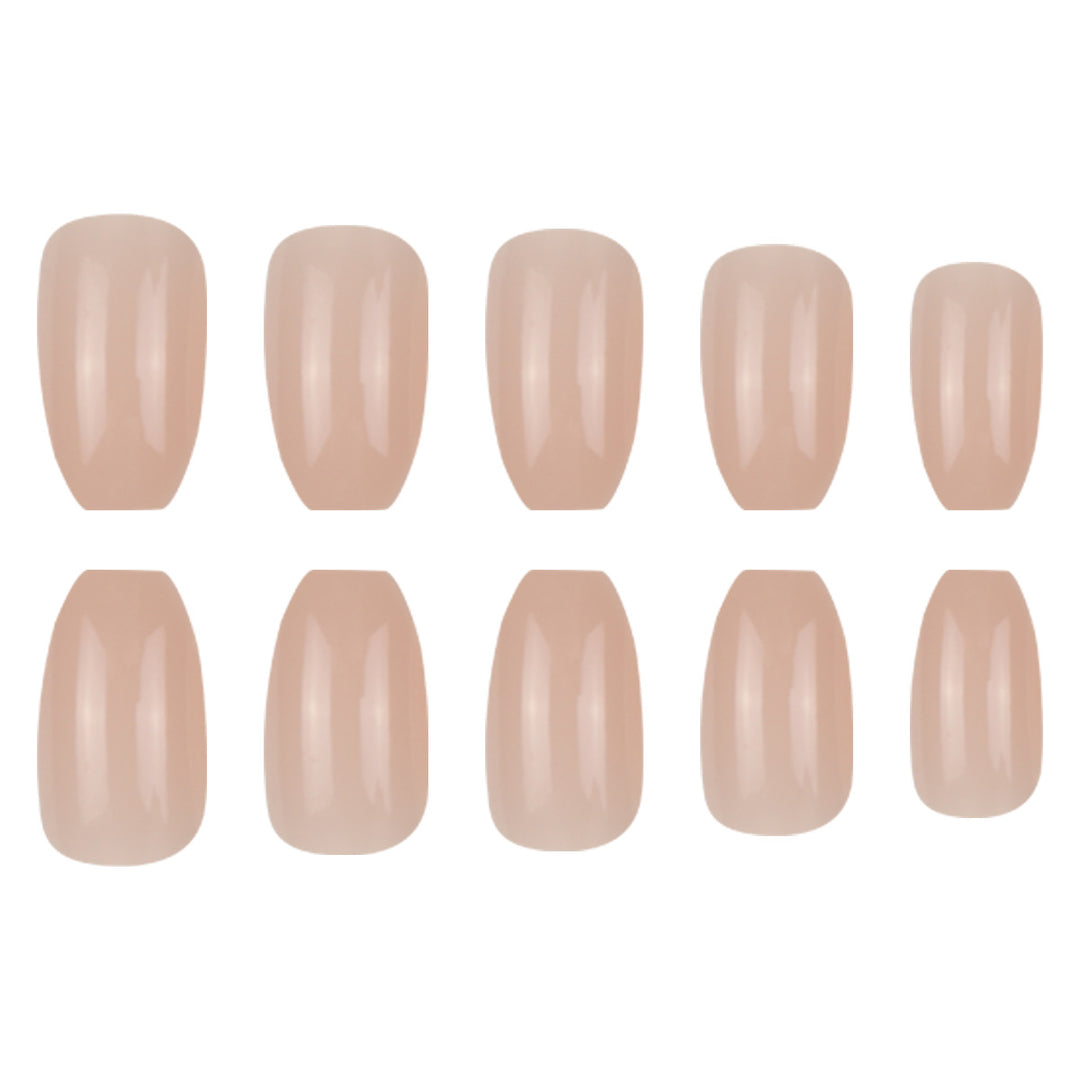 Glossy Almond-Shape Press-On Nails Kalsten