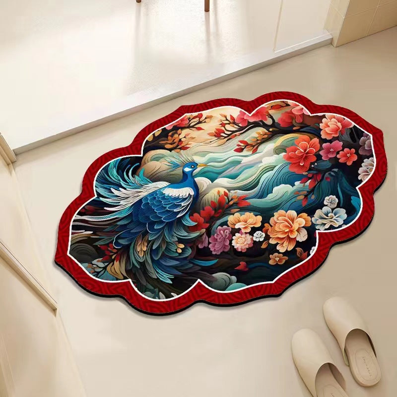 Floral Decorative Area Mat Kalsten