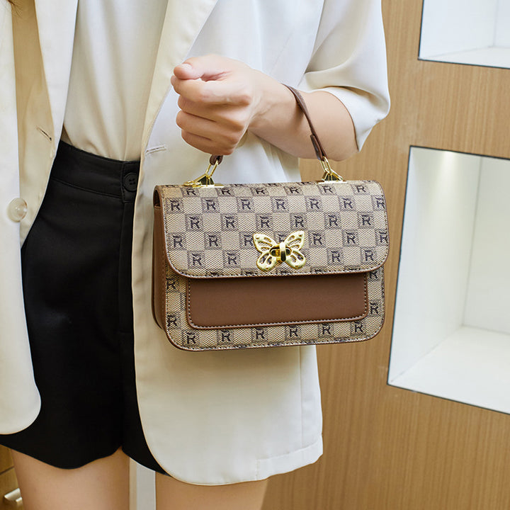 Elegant Butterfly-Embellished Handbag