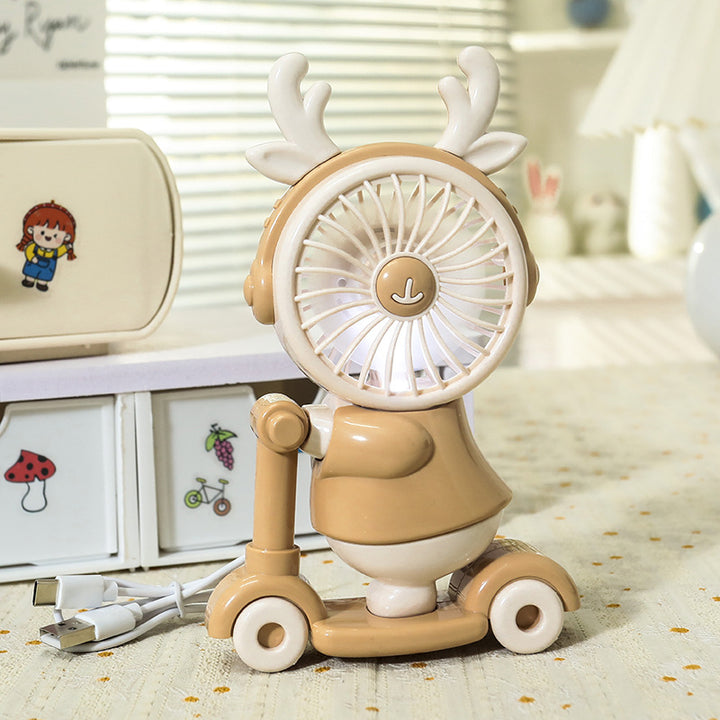 Women Portable Handheld Fan in Creative Animal Design Kalsten