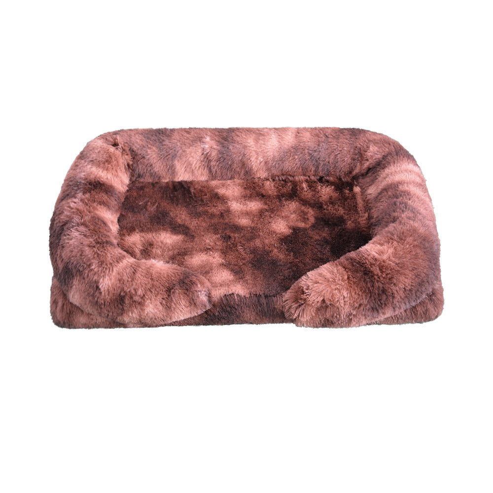 Plush Bolstered Dog Bed