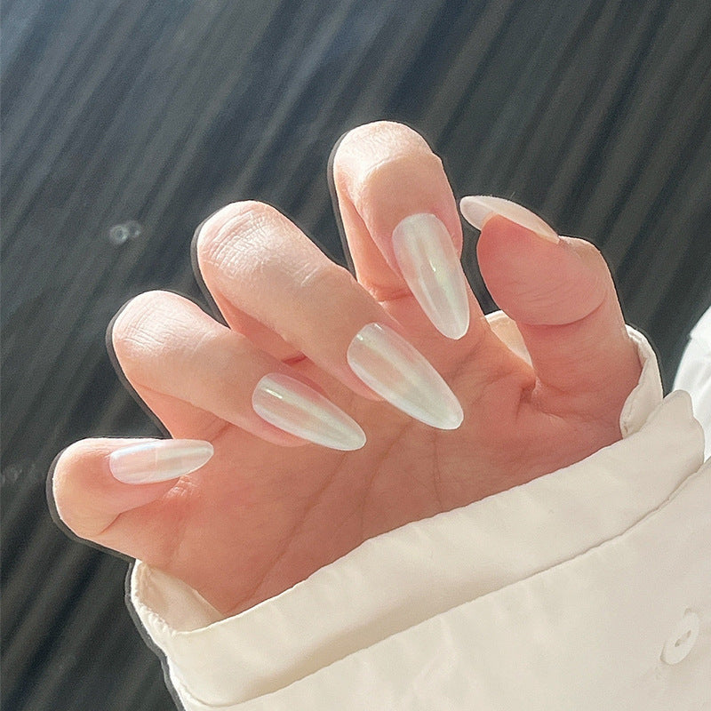 Elegant Stiletto Press-On Nail Art with Rhinestone Accents Kalsten