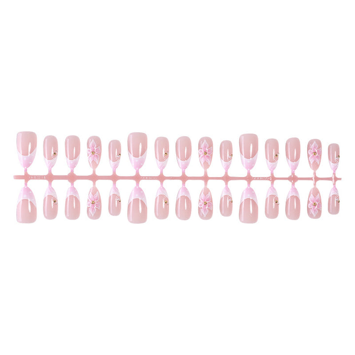 Elegant Floral Press-On Nail Art Set Kalsten 1788495644