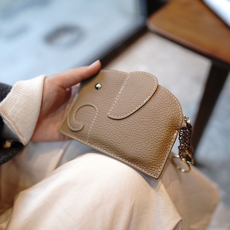 Cute Elephant-Shaped Coin Pouch