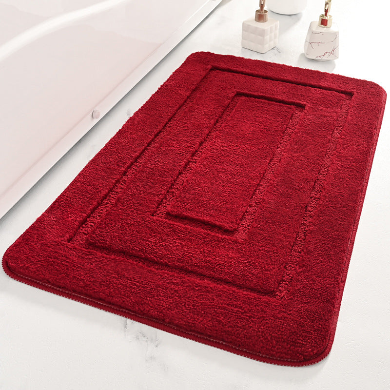Plush Pile Bathroom Mat