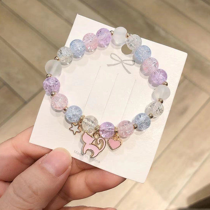 Whimsical Beaded Charm Bracelet Kalsten