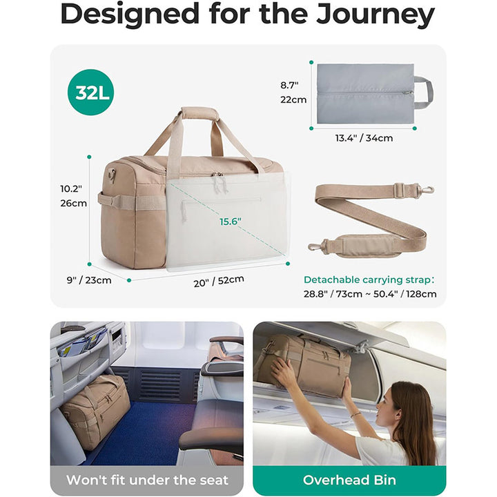 Versatile Weekender Travel Duffle Bag Kalsten