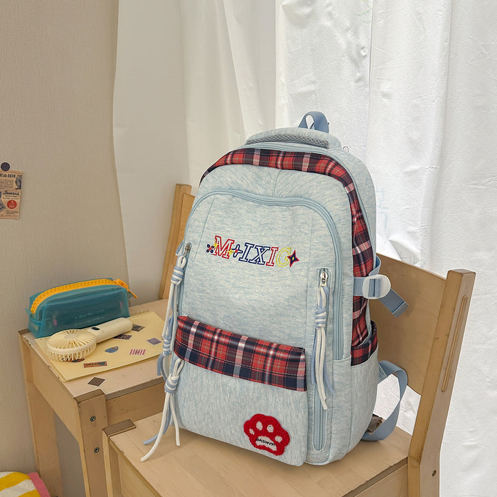 Casual Patterned School Backpack