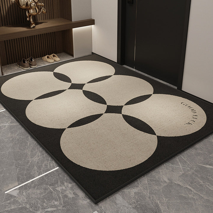 Elegant Tropical-Themed Entryway Mat Kalsten