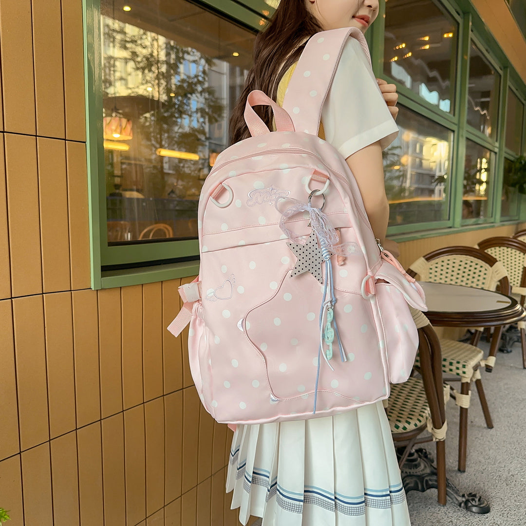 Stylish Polka Dot Backpack Kalsten 1791205375