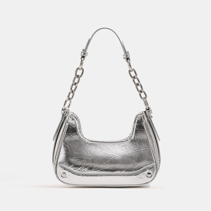 Chic Metallic Shoulder Bag Kalsten