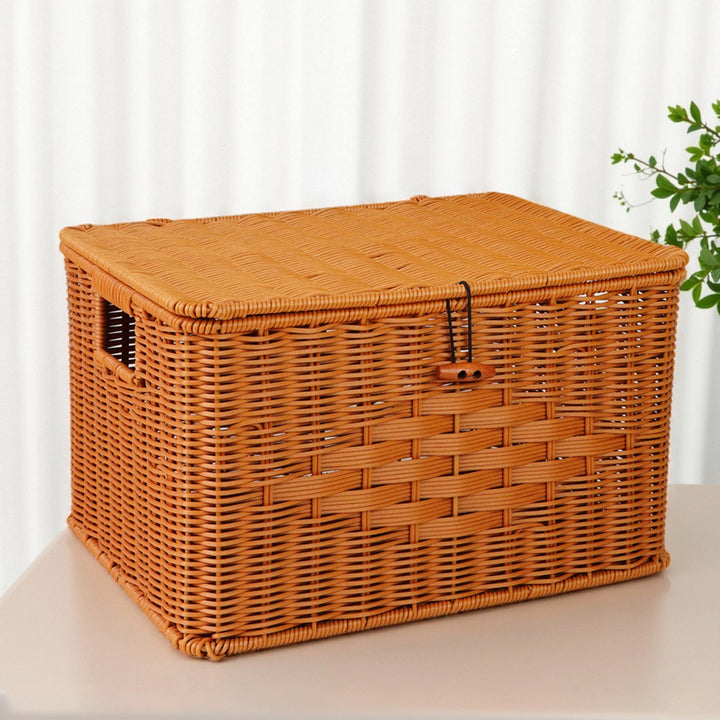 Versatile Natural Woven Storage Chest Kalsten
