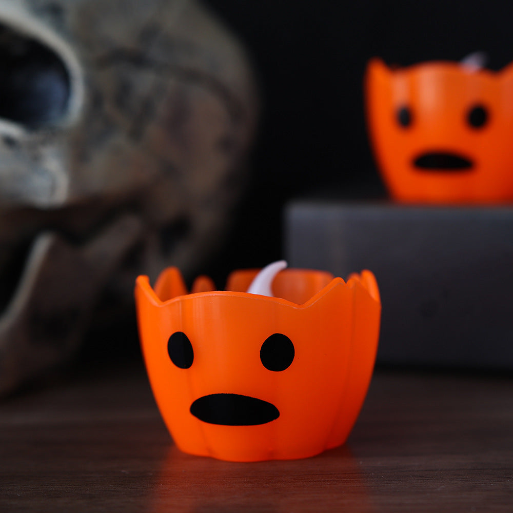 Halloween Pumpkin Candle Holder Kalsten
