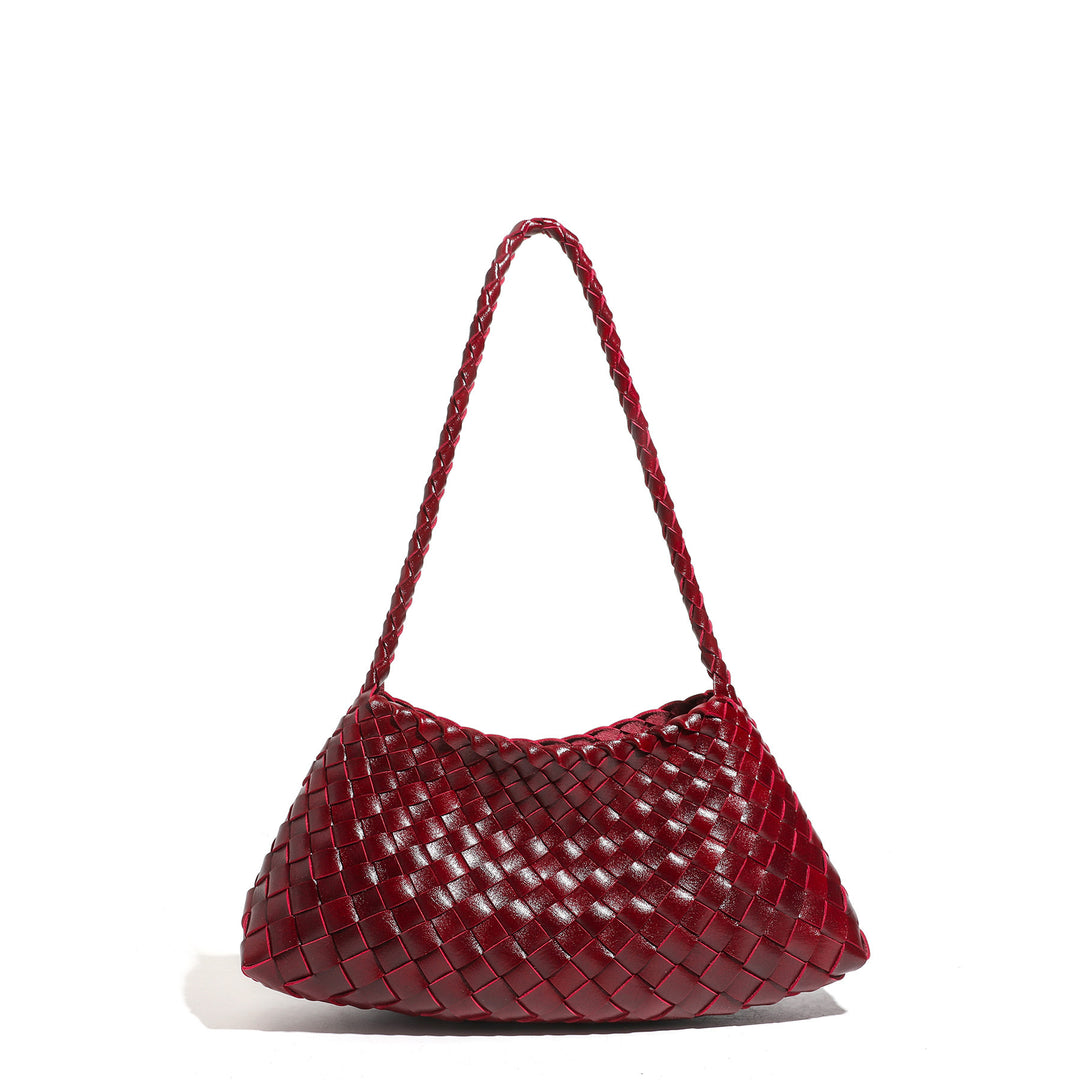 Textured Woven Slouchy Shoulder Bag Kalsten