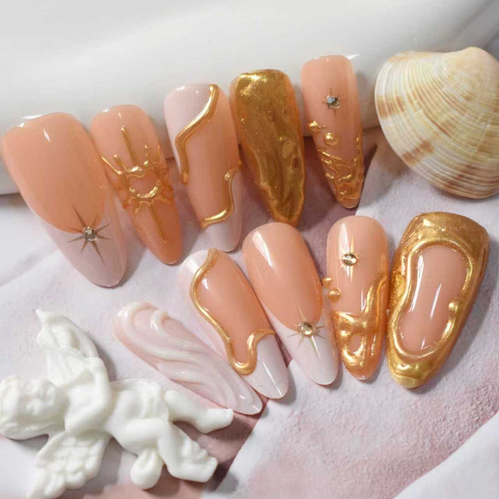 Elegant Decorative Nail Enhancements Kalsten