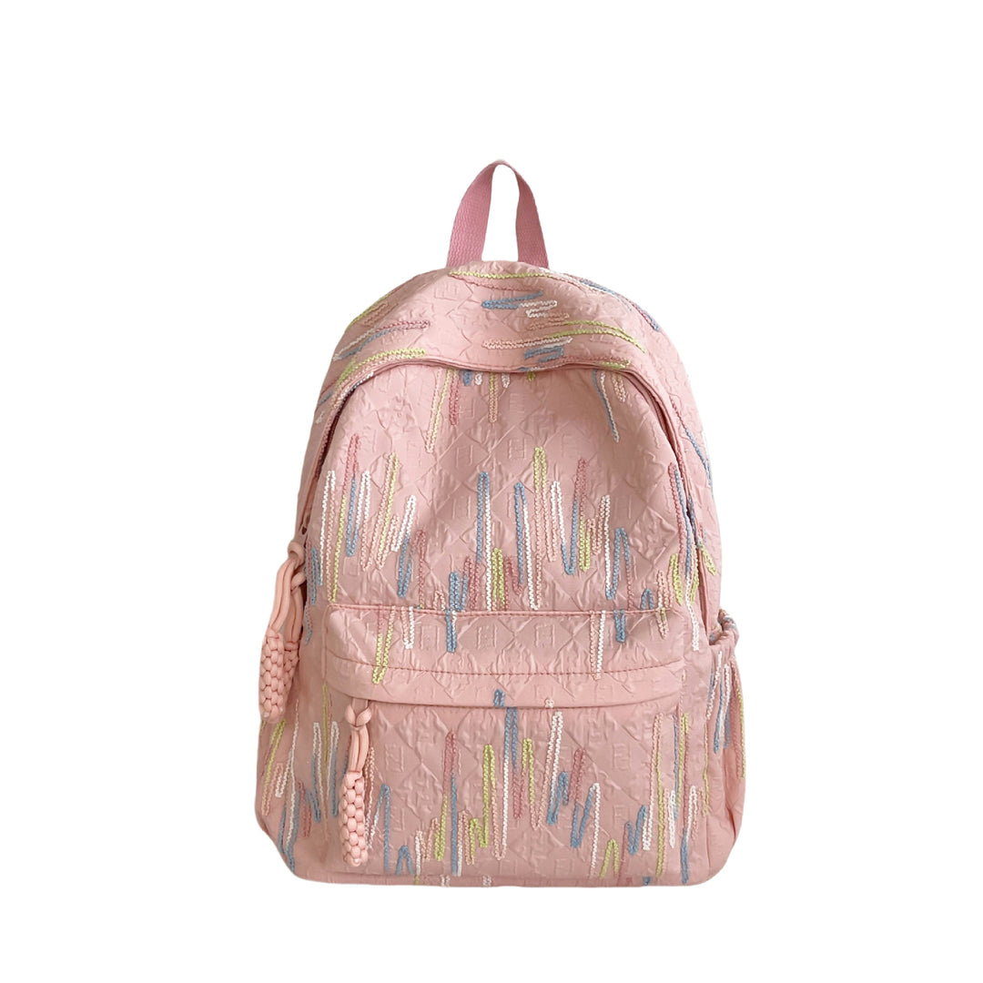 Patterned Backpack with Additional Compartments Kalsten