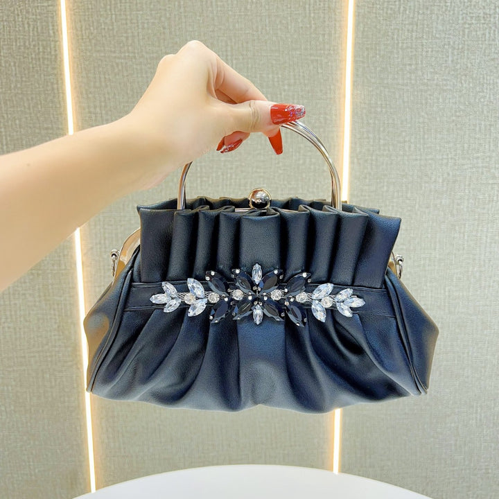 Ruched Evening Handbag