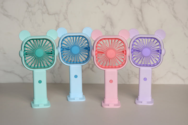 Unisex Portable Mini Fan with Ergonomic Design and Animal Ears Kalsten