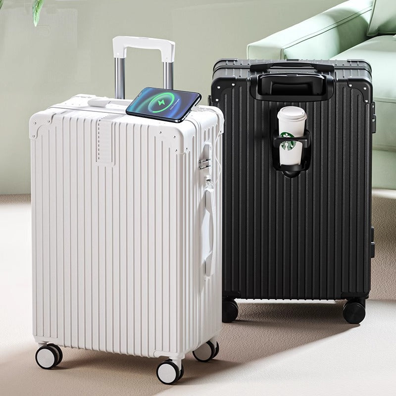 Unisex Ridged Hard-Shell Travel Case Kalsten