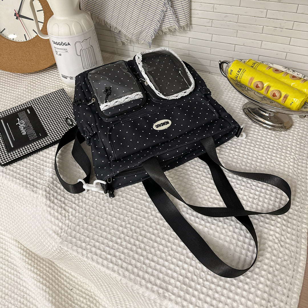 Stylish Multi-Pocket Patterned Backpack Kalsten
