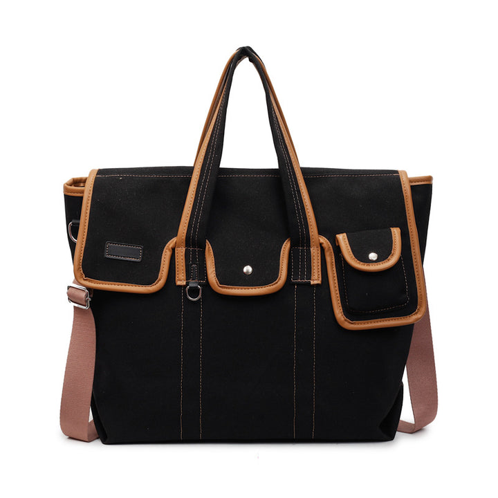 Multi-Compartment Utility Tote Bag