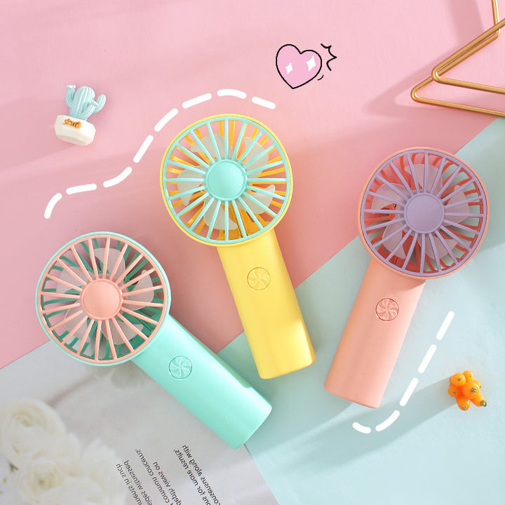 Ladies Portable Hand Fan with Ergonomic Grip and Powerful Battery Kalsten