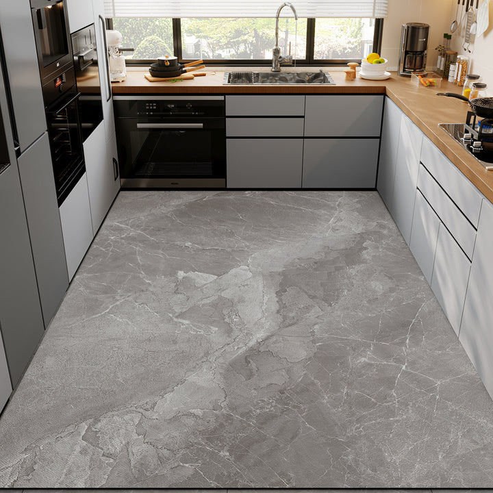 Floral Pattern Kitchen Mat