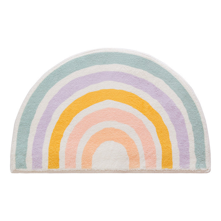 Rainbow-Themed Soft Plush Floor Mat Kalsten