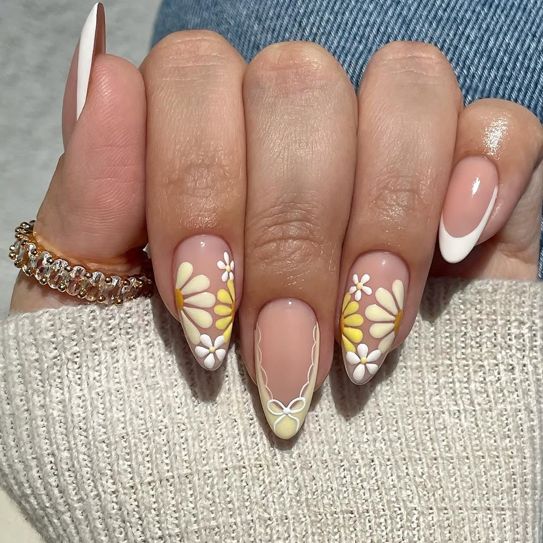 Artistic nail designs with floral accents Kalsten 1789123474
