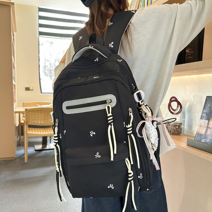 Decorative Floral Embroidered Backpack Kalsten