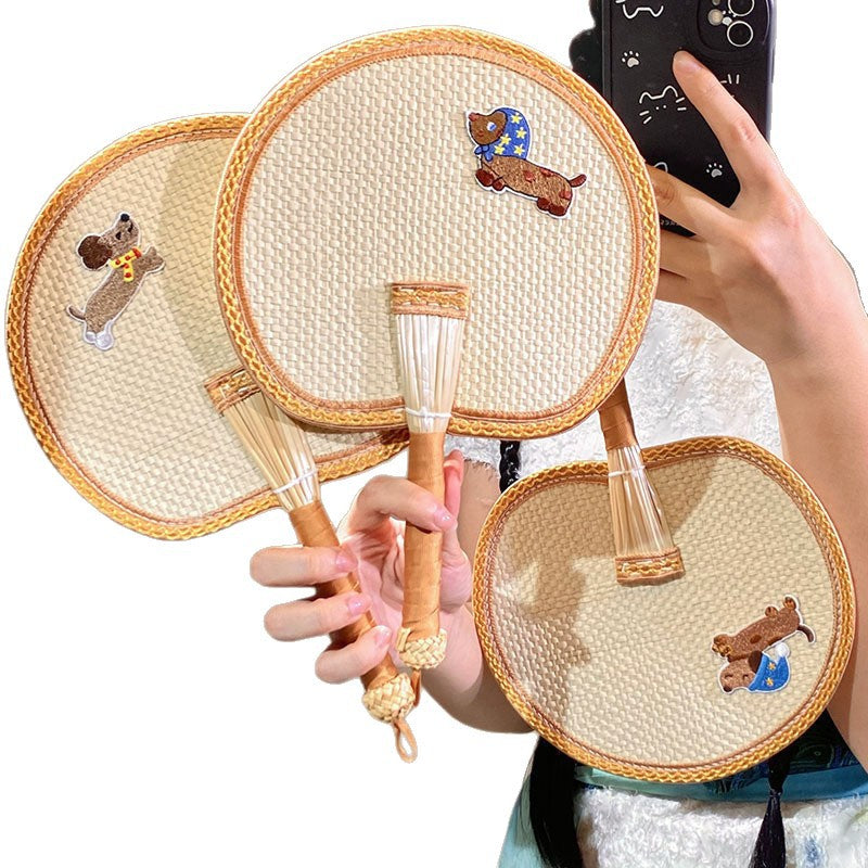 Handcrafted fan with cute animal design Kalsten