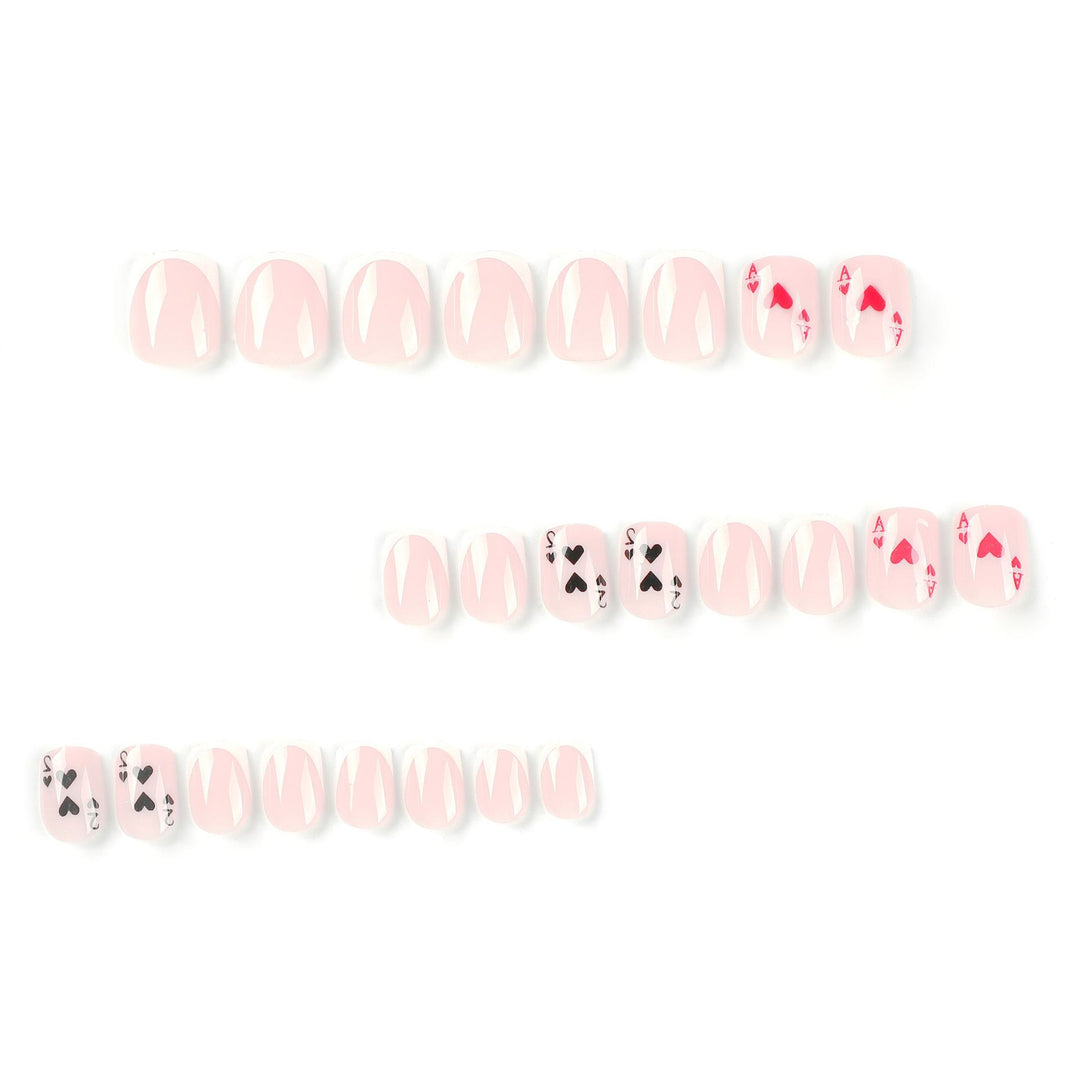 Playful nail art in playing card design Kalsten