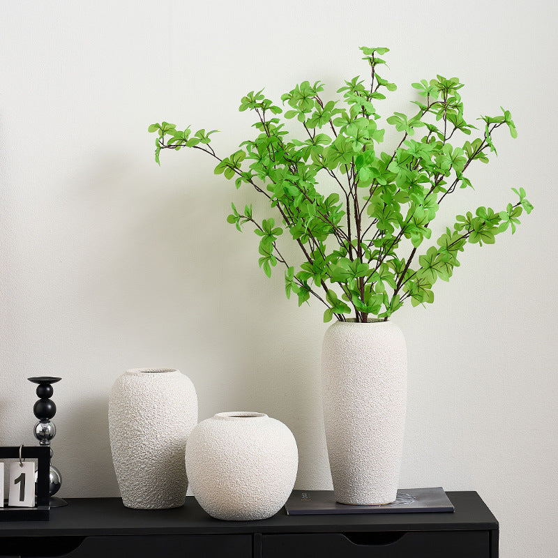 Stylish ceramic vase with textured design Kalsten