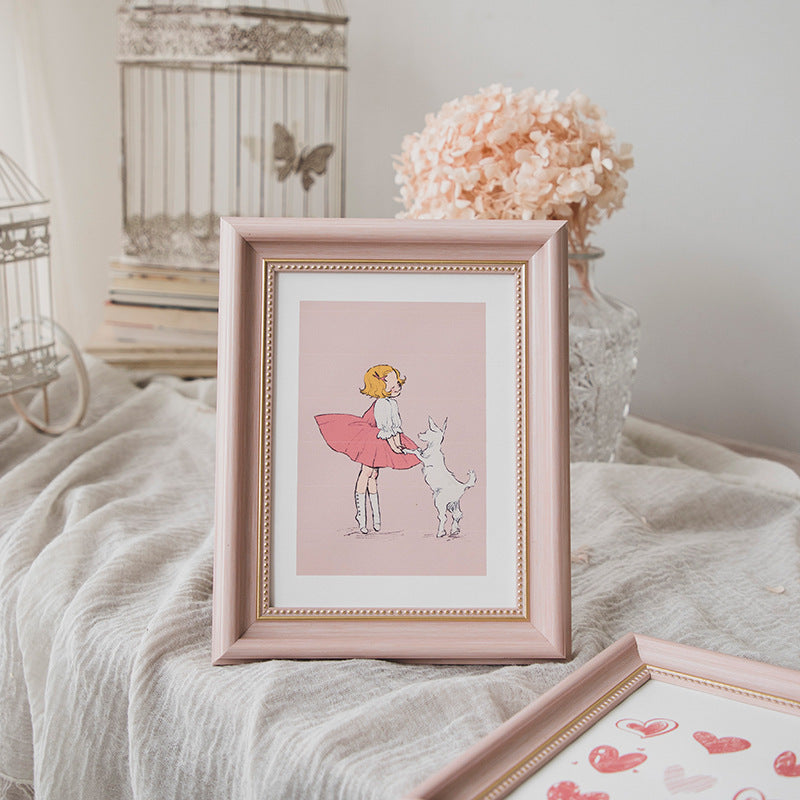 Elegant Floral Artwork Display Frame