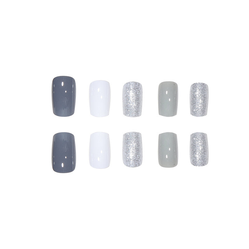 Chic Press-On Nail Set with Textured Finish Kalsten