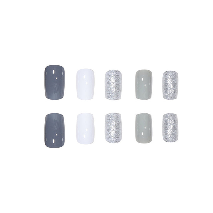 Chic Press-On Nail Set with Textured Finish Kalsten