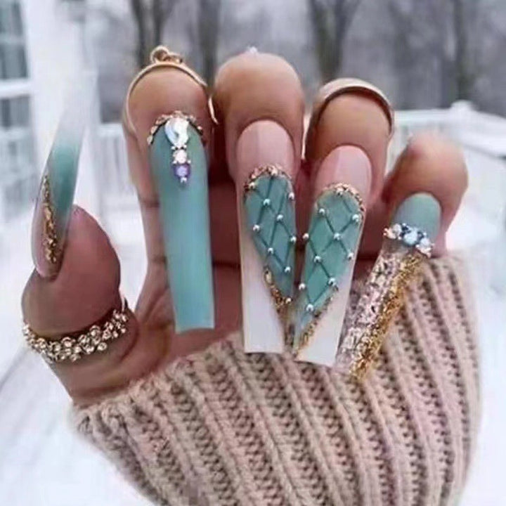 Luxury Decorative Press-On Nail Set