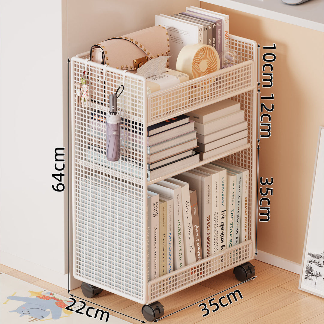 Wire Mesh Bookshelf Organizer Kalsten