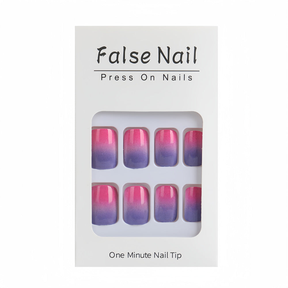 Trendy ombre design artificial nails Kalsten