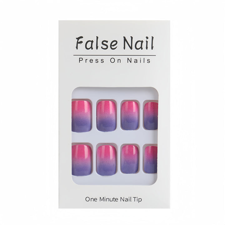 Trendy ombre design artificial nails Kalsten