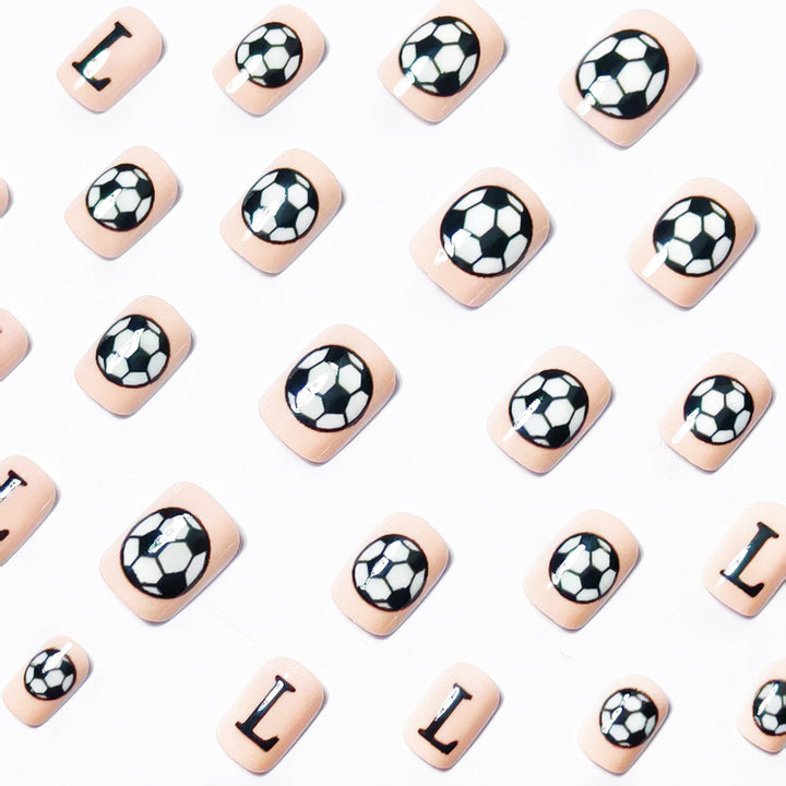 Creative Nail Art with Football Motif Kalsten