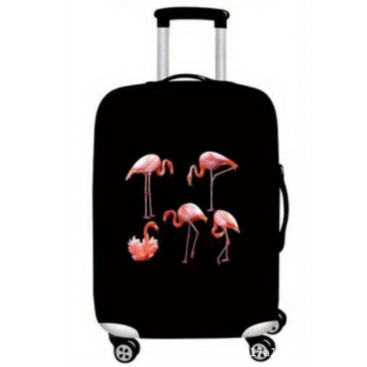 Women's Hardshell Travel Suitcase with Eye-Catching Flamingo Design Kalsten